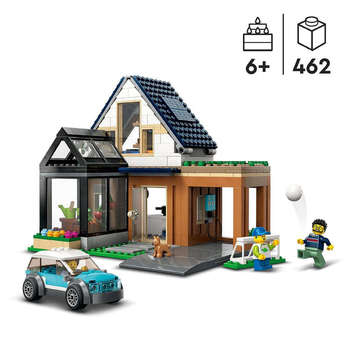 LEGO Villetta Familiare E Auto Elettrica - 60398