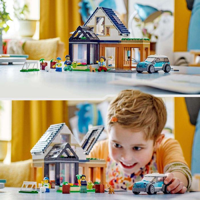 LEGO Villetta Familiare E Auto Elettrica - 60398