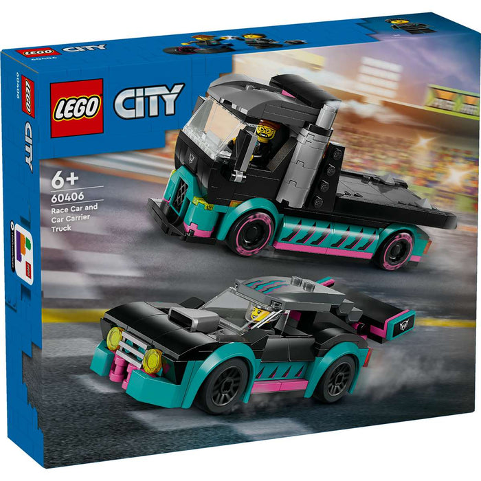 LEGO Auto Da Corsa E Trasportatore - 60406
