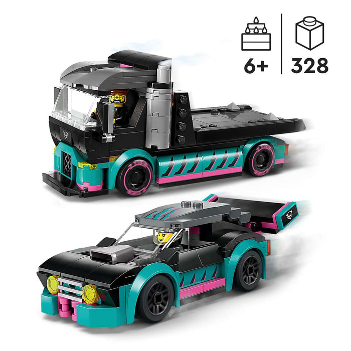 LEGO Auto Da Corsa E Trasportatore - 60406