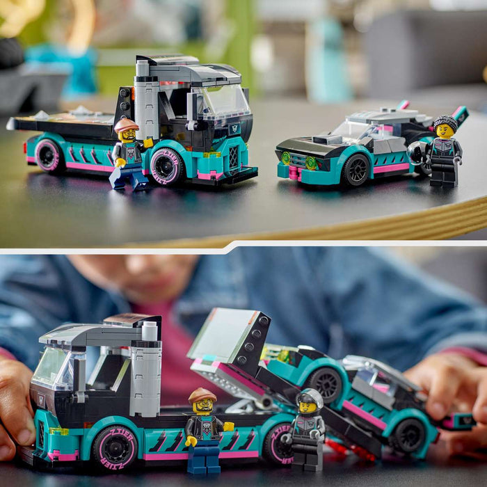 LEGO Auto Da Corsa E Trasportatore - 60406