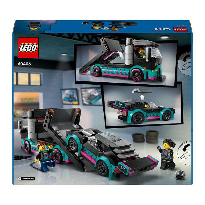 LEGO Auto Da Corsa E Trasportatore - 60406