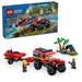 LEGO Fuoristrada Antincendio E Gommone Di Salvataggio - 60412
