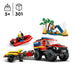 LEGO Fuoristrada Antincendio E Gommone Di Salvataggio - 60412