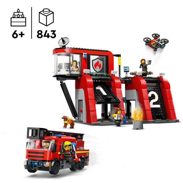 LEGO Caserma Dei Pompieri E Autopompa - 60414