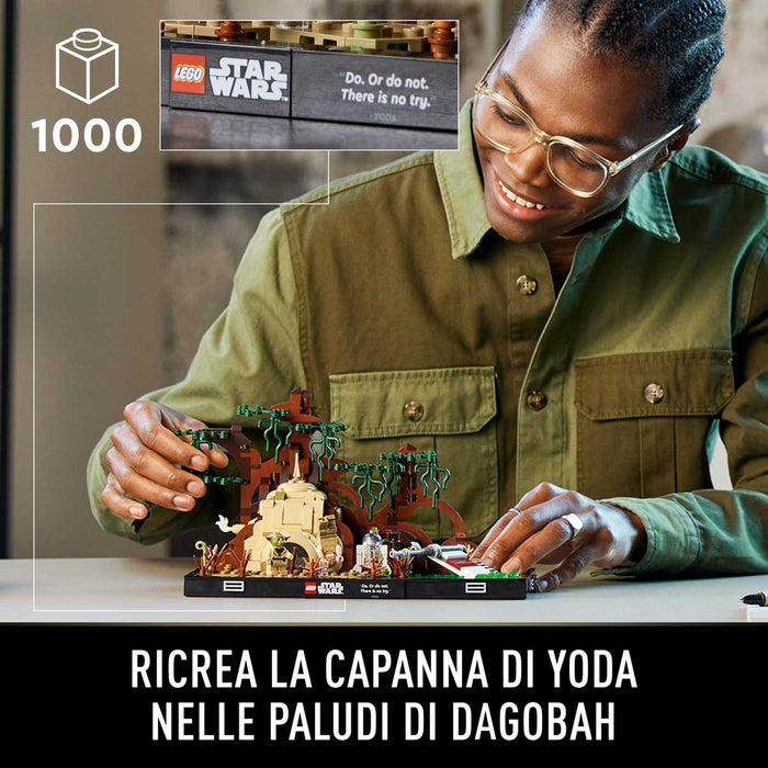 LEGO Diorama Addestramento Jedi Su Dagobah - 75330