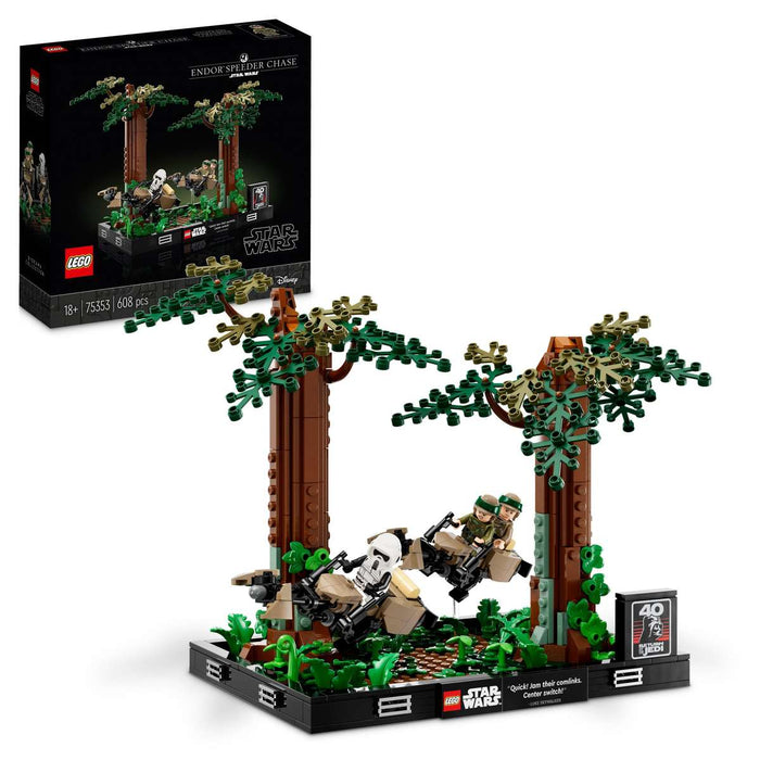 LEGO Star Wars Diorama Inseguimento Con Lo Speeder Su Endor - 75353