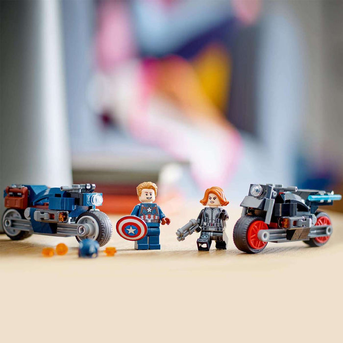 LEGO Marvel Super Heroes Motociclette Di Black Widow E Captain America - 76260