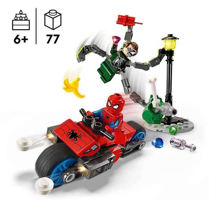 LEGO Inseguimento Sulla Moto: Spider-Man Vs. Doc Ock - 76275