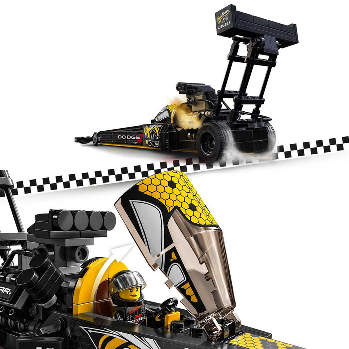 LEGO Speed Champions Mopar Dodge//Srt Top Fuel Dragster E 1970 Dodge Challenger T/A - 76904