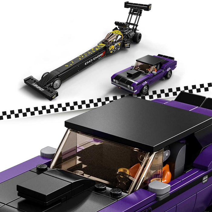 LEGO Speed Champions Mopar Dodge//Srt Top Fuel Dragster E 1970 Dodge Challenger T/A - 76904