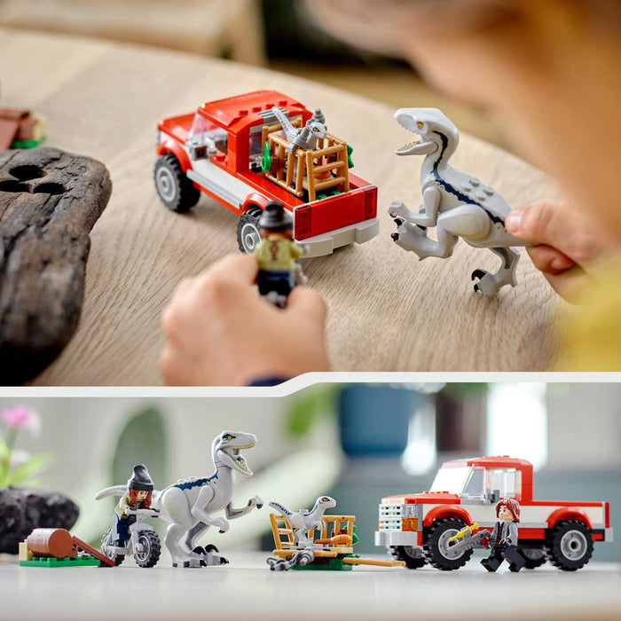 LEGO La Cattura Dei Velociraptor Blue E Beta - 76946
