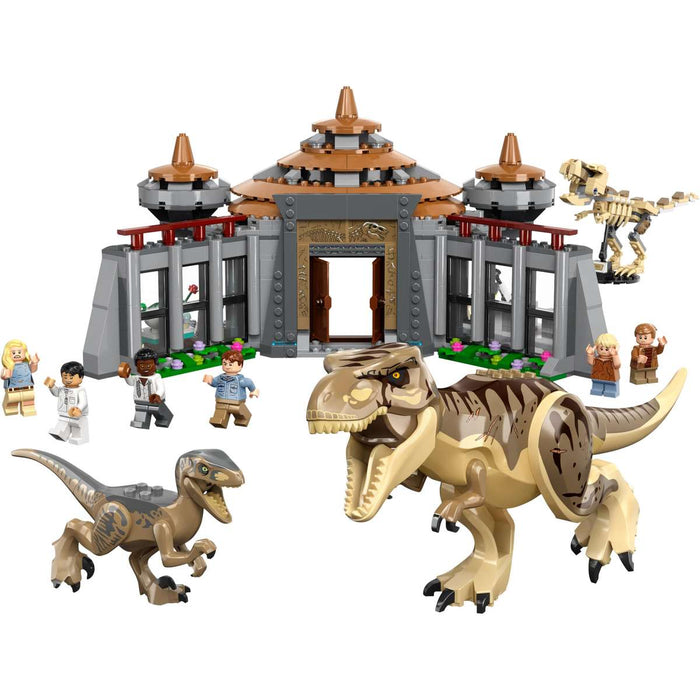 LEGO Centro Visitatori L’Attacco Del T Rex E Del Raptor - 76961