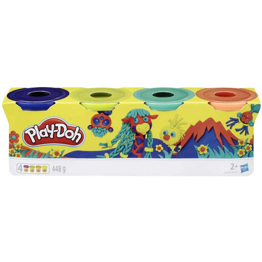 HASBRO Play-Doh 4 Vasetti pasta da modellare - B5517