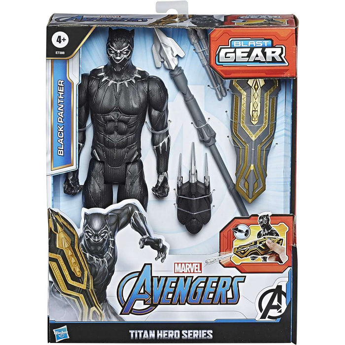 HASBRO Avengers Black Panther Con Blast Gear 30 Cm - E73885L0
