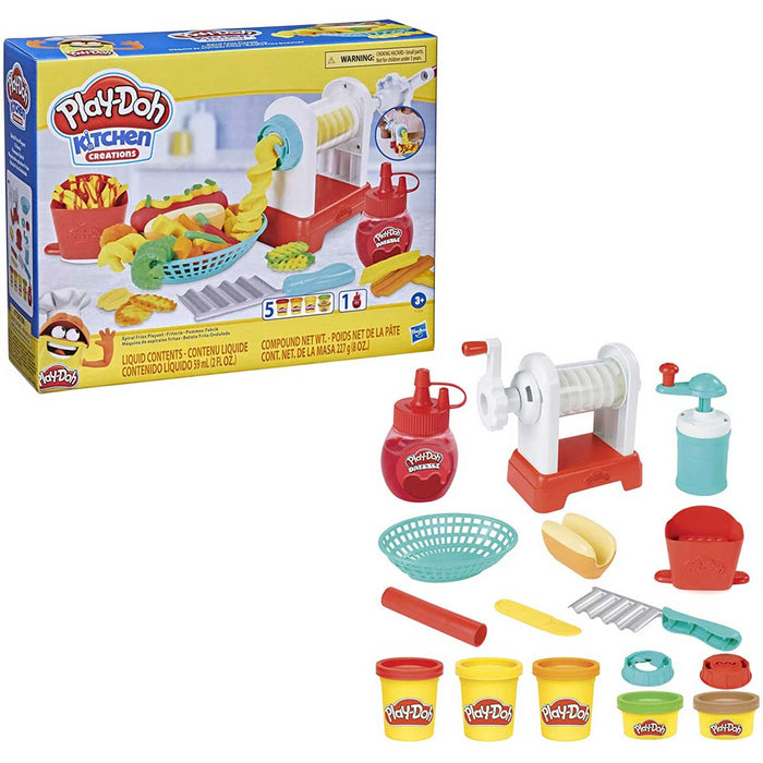 HASBRO Play-Doh Set Patatine Fritte A Spirale - F13205L0