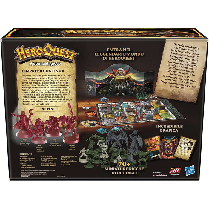 HASBRO Avalon Hill - Heroquest, Gioco Di Avventura Fantasy - F2847103