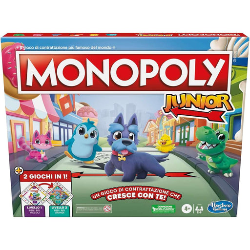 HASBRO Monopoly Junior 2 Giochi In 1 - F85621031