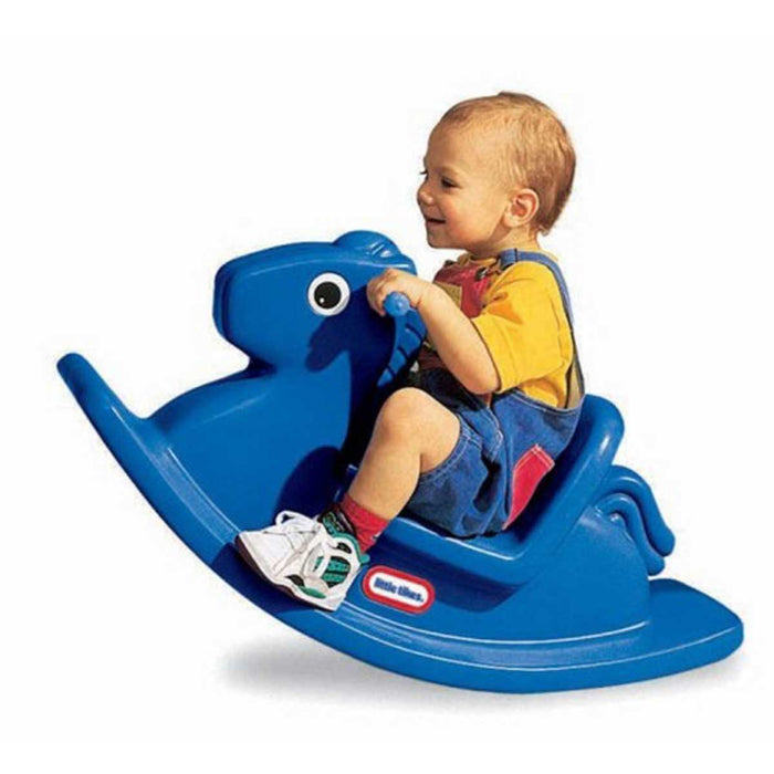 LITTLE TIKES Cavallo A Dondolo Blu 173950 — Mornati Paglia