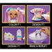 MGA Rainbow High Color & Create Bambola Fashion Doll Green Eyes - 500407EUC