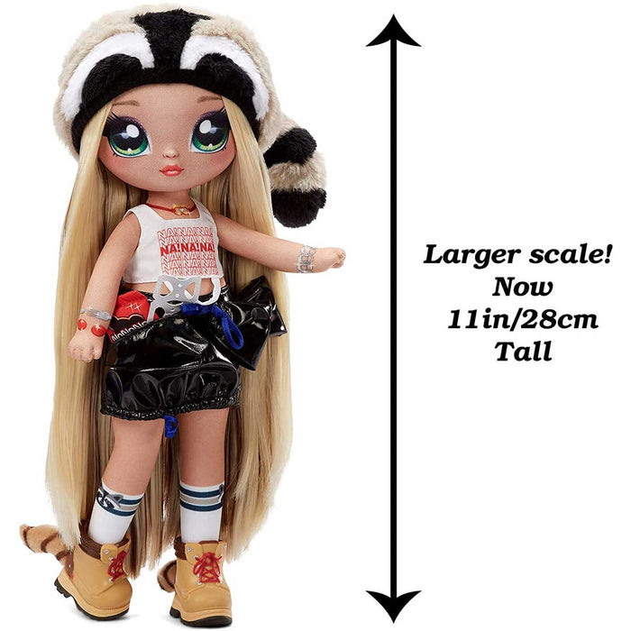 MGA Nanana Surprise Teens Doll Gretchen Stripes Raccoo - 575498