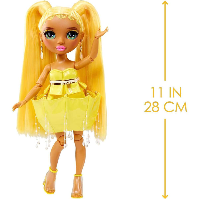 MGA Rainbow High Fantastic Fashion Doll Yellow - Sunny - 587347EUC