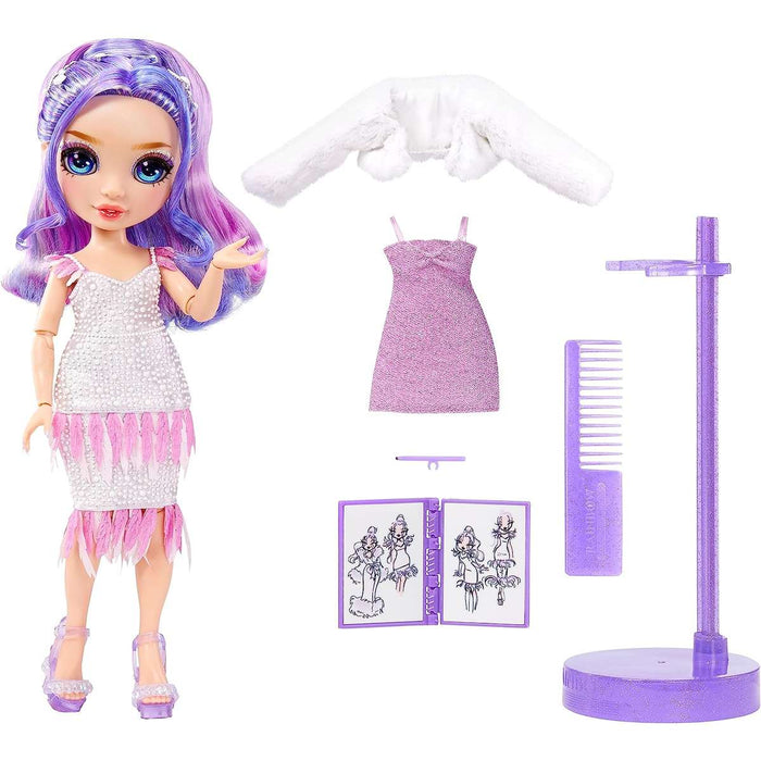MGA Rainbow High Fantastic Fashion Doll Purple - Violet Willow - 587385EUC