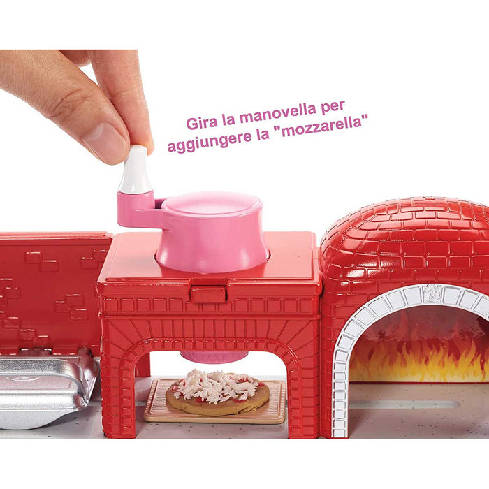 MATTEL - Barbie Playset ?Con Bambola E Forno Per Pizze, Giocattolo 3+ Anni - FHR09