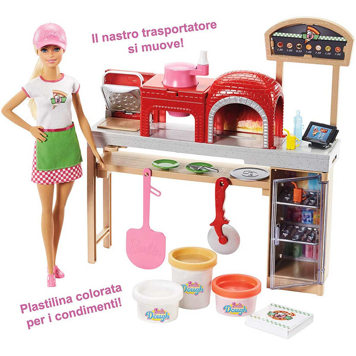 MATTEL Barbie Playset Con Bambola E Forno Per Pizze, Giocattolo 3+