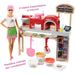MATTEL - Barbie Playset ?Con Bambola E Forno Per Pizze, Giocattolo 3+ Anni - FHR09