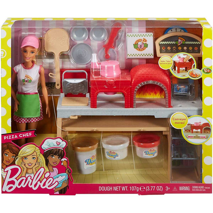 MATTEL - Barbie Playset ?Con Bambola E Forno Per Pizze, Giocattolo 3+ Anni - FHR09