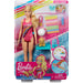 MATTEL - Barbie Nuotatrice, Bambola In Costume Con Piscina E Accessori, 3+ Anni - GHK23