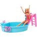 MATTEL Barbie- Playset Bambola Con Piscina E Accessori - GHL91