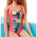 MATTEL Barbie- Playset Bambola Con Piscina E Accessori - GHL91