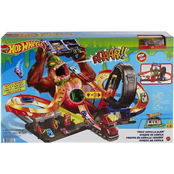 MATTEL Hot Wheels Toxic Gorilla Slam - HBY95