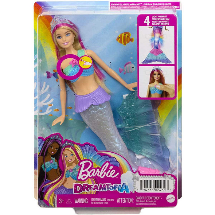 MATTEL Barbie Sirena Luci Brillanti - HDJ36