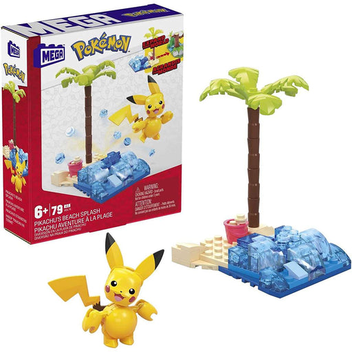 MATTEL Mega Pokémon Adventure Builder Divertimento In Spiaggia - HDL75