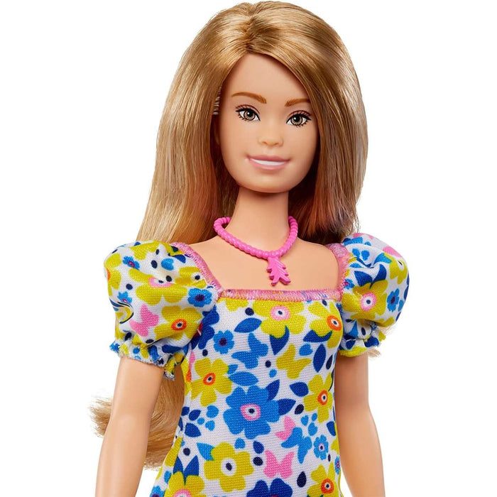 MATTEL Barbie Fashionista Abiti A Fiori Sindrome Di Down - HJT05