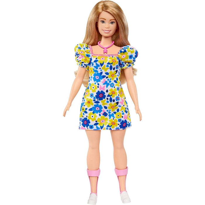 MATTEL Barbie Fashionista Abiti A Fiori Sindrome Di Down - HJT05