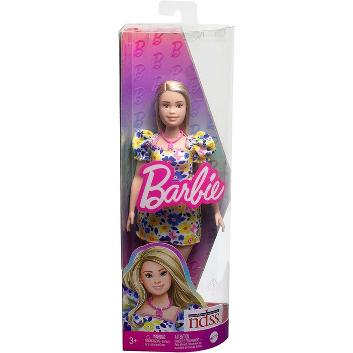 MATTEL Barbie Fashionista Abiti A Fiori Sindrome Di Down - HJT05