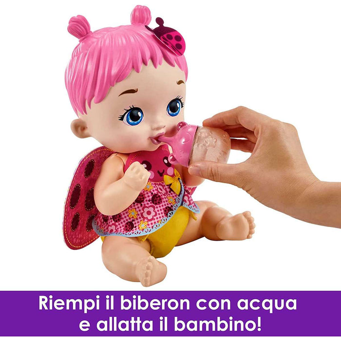 MATTEL My Garden Baby Junior Coccinella Rosa - HMX27
