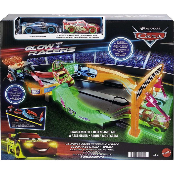 MATTEL Cars Pista Fluo Incrociata Kdfall Glow HPD80 — Mornati Paglia