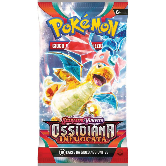 GAMEVISION Pokémon Scarlatto E Violetto Ossidiana Infuocata Bust 10 Carte - CARPK60340-I