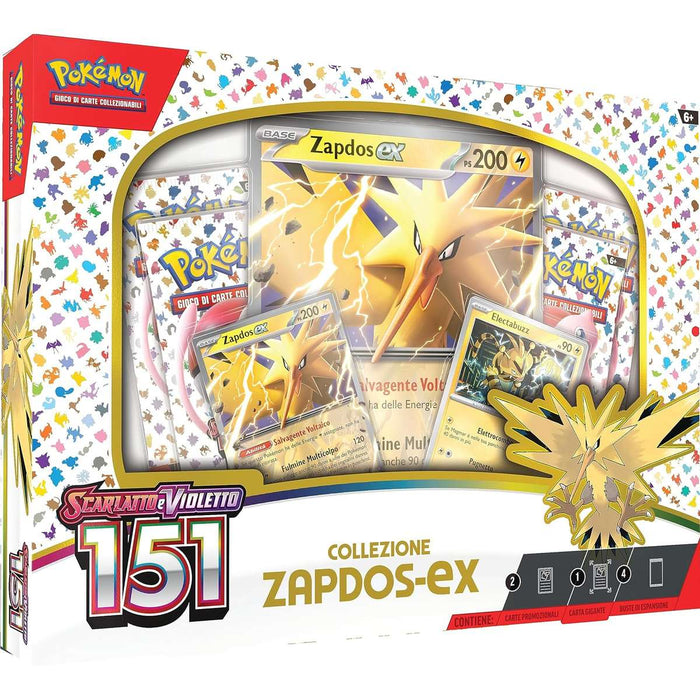 GAMEVISION Pokémon Scarlatto E Violetto 151 Collezione Zapdos-Ex (Box) - CARPK60362-I