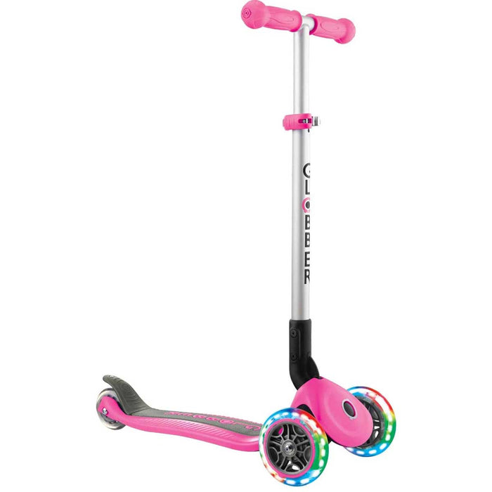 PROLUDIS Globber Primo Foldable Lights Deep Pink - IDD432-110