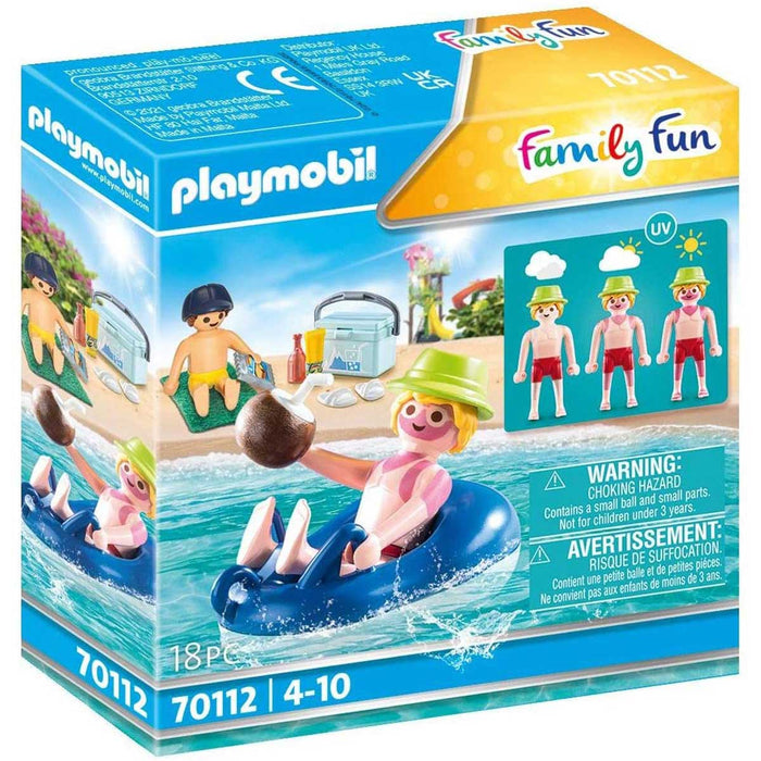 PLAYMOBIL Aquapark Bagnante Con Canotto - 70112