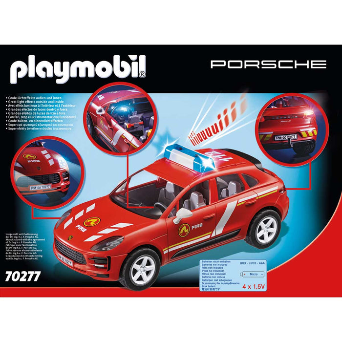 PLAYMOBIL Porsche Macan S Dei Vigili Del Fuoco - 70277