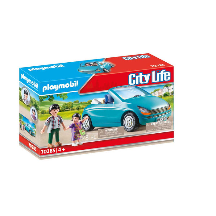 PLAYMOBIL Papà E Bimba Con Cabrio - 70285
