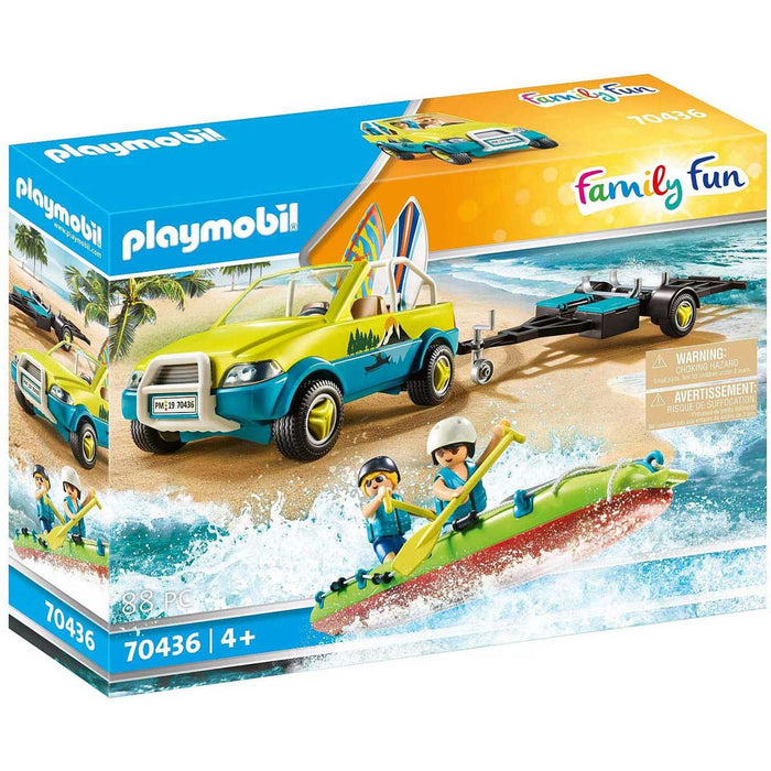 PLAYMOBIL Auto Da Spiaggia Con Rimorchio Per Canoa - 70436