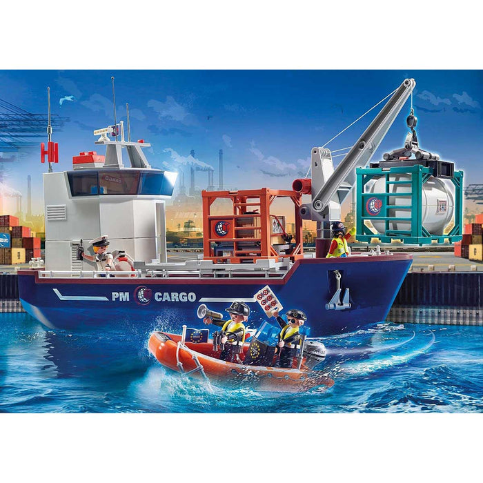 PLAYMOBIL Nave Da Carico Con Container - 70769